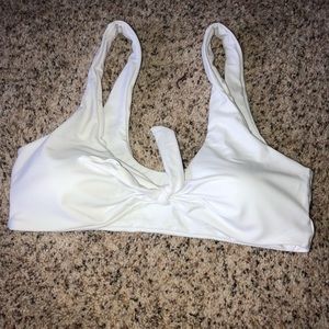 White Zaful Bikini Top